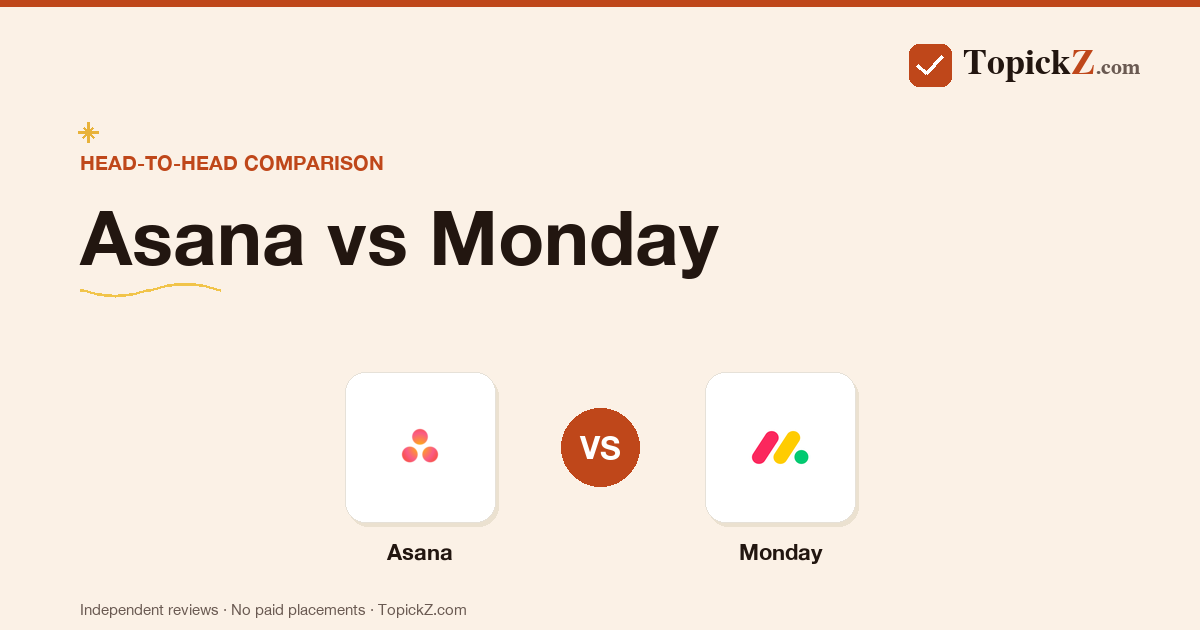 Asana vs Monday: Which One to Pick in 2026?