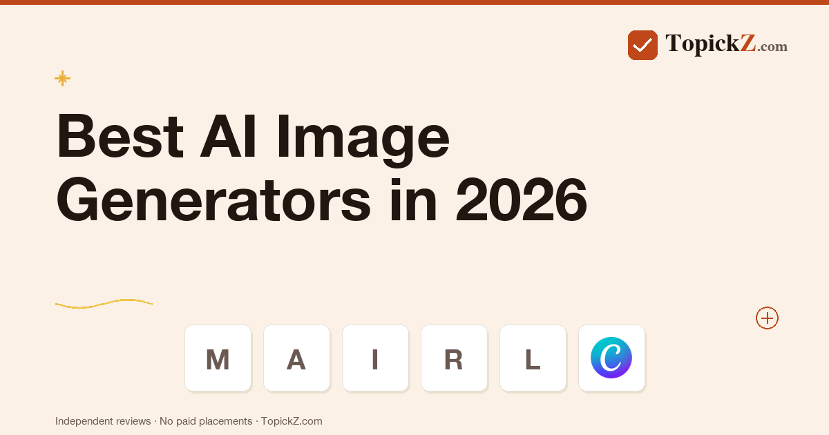 Best AI Image Generators in 2026: 20 Tools Ranked on Quality, Pricing, and Commercial Rights