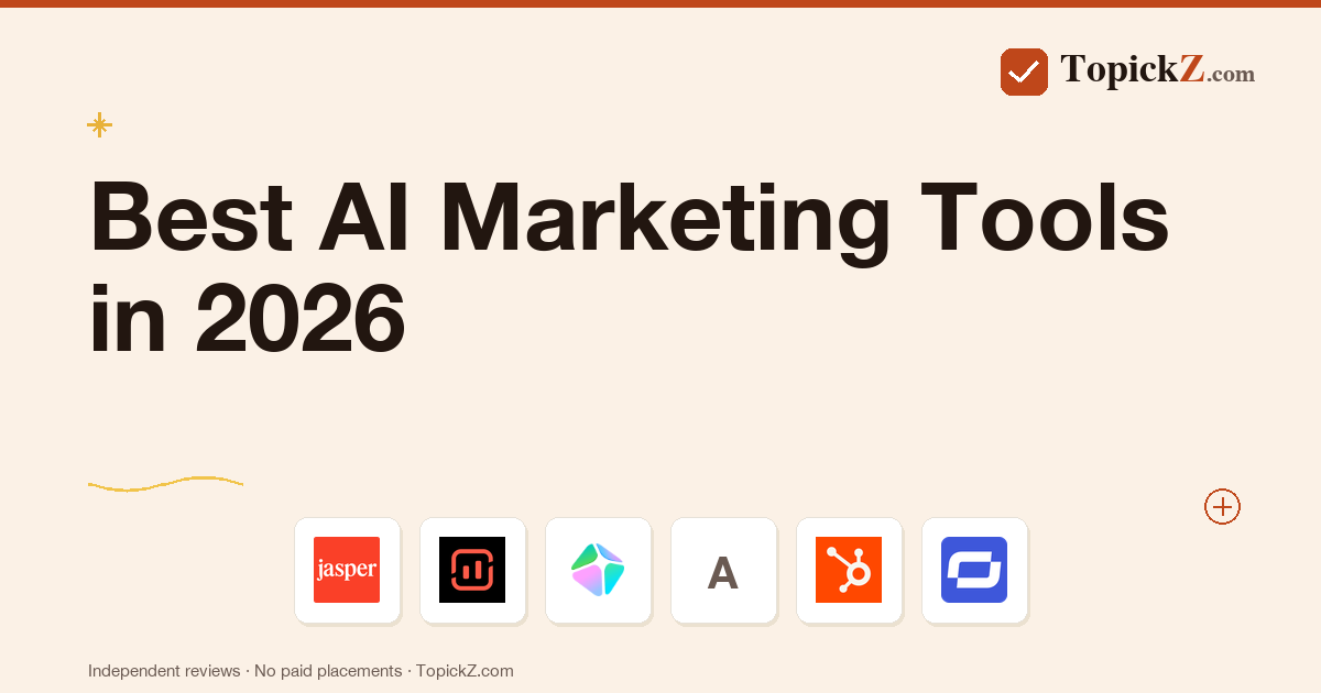 Best AI Marketing Tools in 2026: 20 Tools Compared Across Content, Video, SEO and Ads