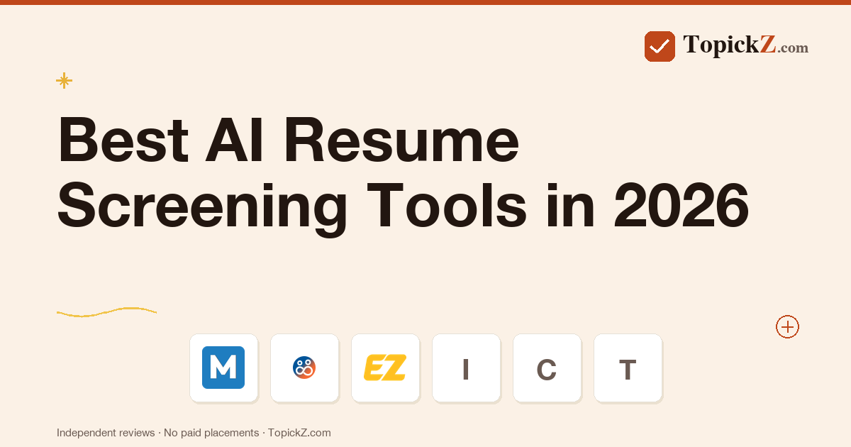 Best AI Resume Screening Tools in 2026: 20 Platforms Compared on Output Quality, Pricing and Fit