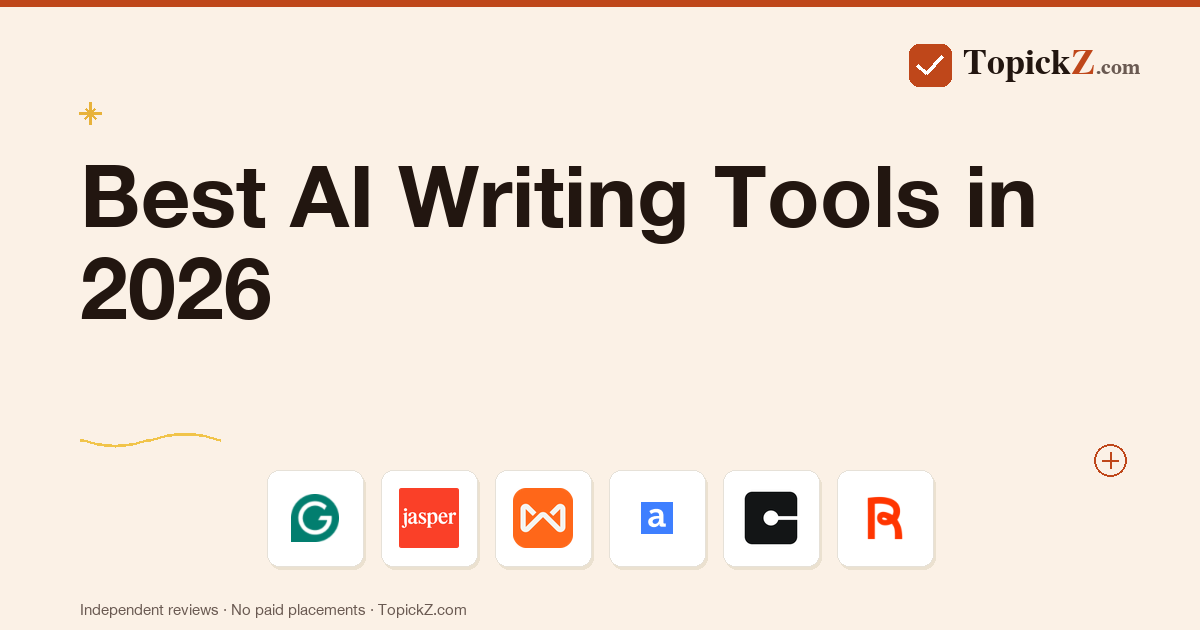 Best AI Writing Tools in 2026: 20 Platforms Compared on Output Quality, Pricing and Fit
