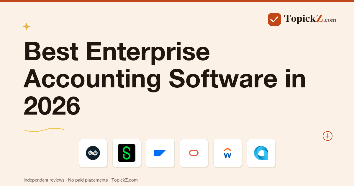 Best Enterprise Accounting Software in 2026: 20 Tools Tested