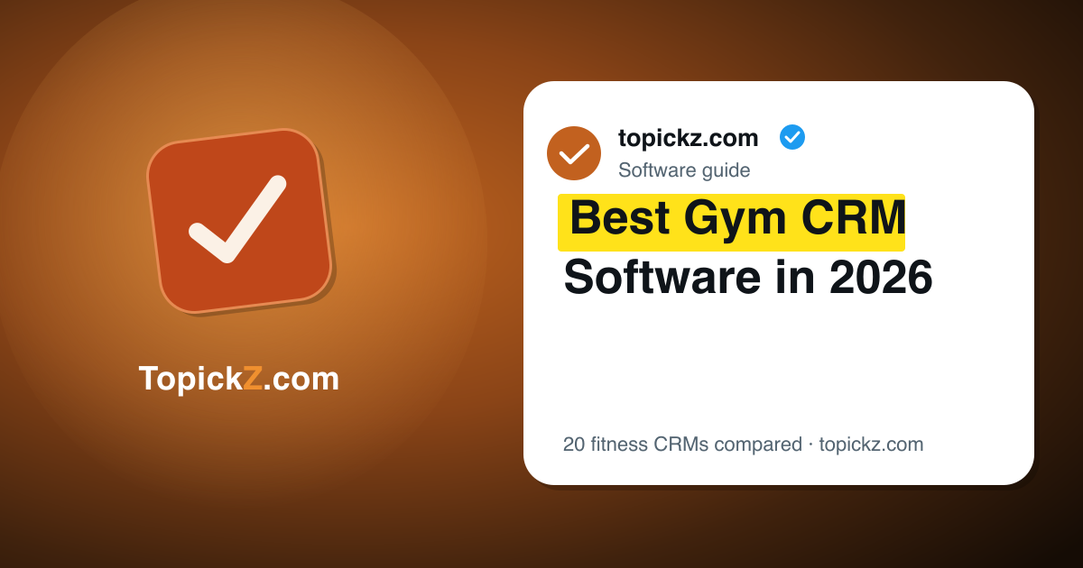 Best Gym CRM Software in 2026: 20 Tools Compared for Fitness Studio Owners