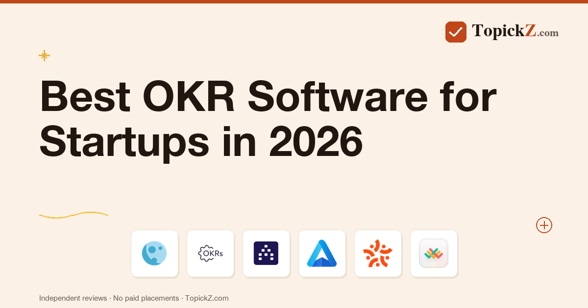 Best OKR Software for Startups in 2026: 8 Tools Ranked by Stage and Cost