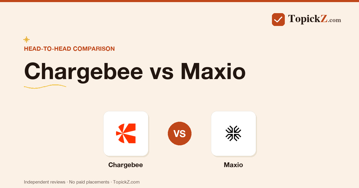 Chargebee vs Maxio: Which One to Pick in 2026?