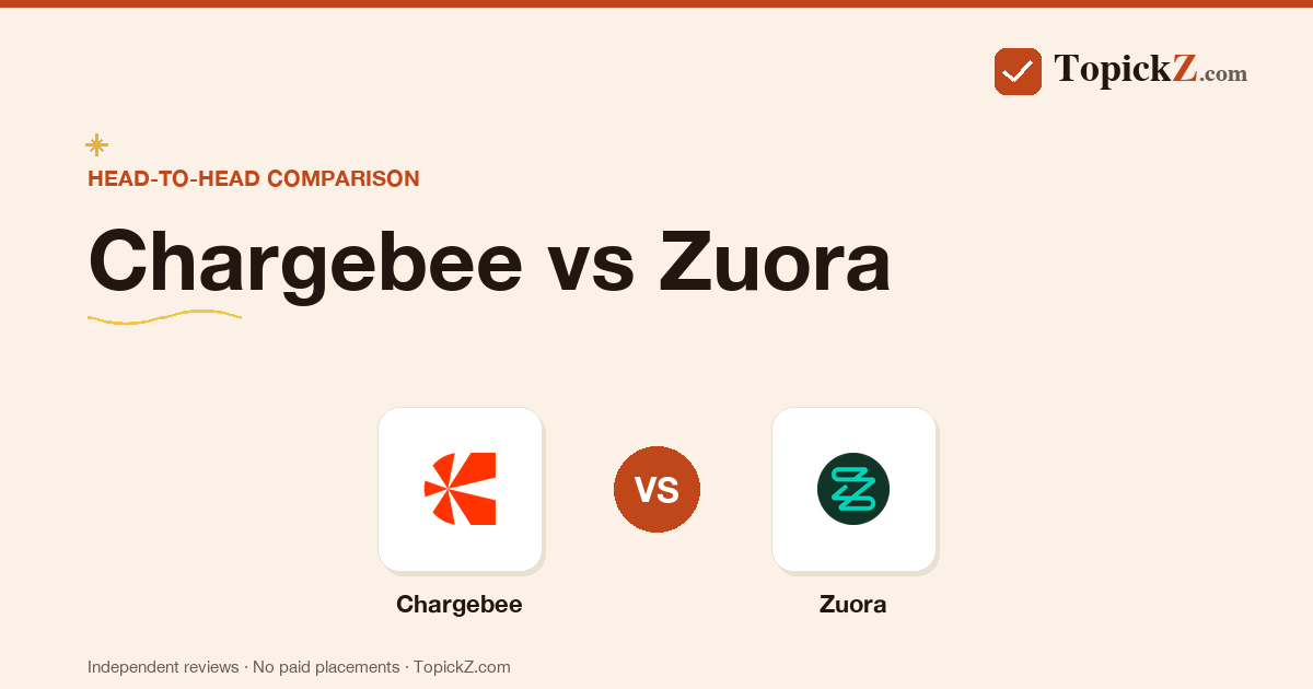 Chargebee vs Zuora: Which One to Pick in 2026?