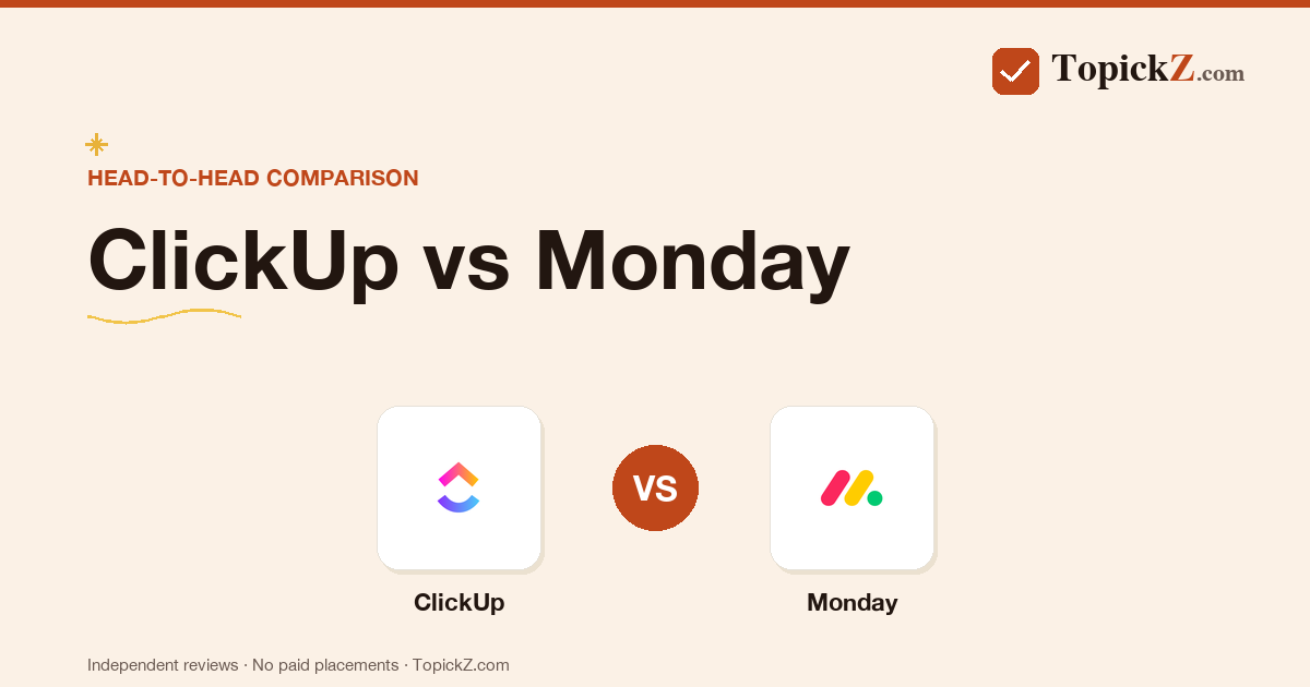 ClickUp vs Monday: Which One to Pick in 2026?