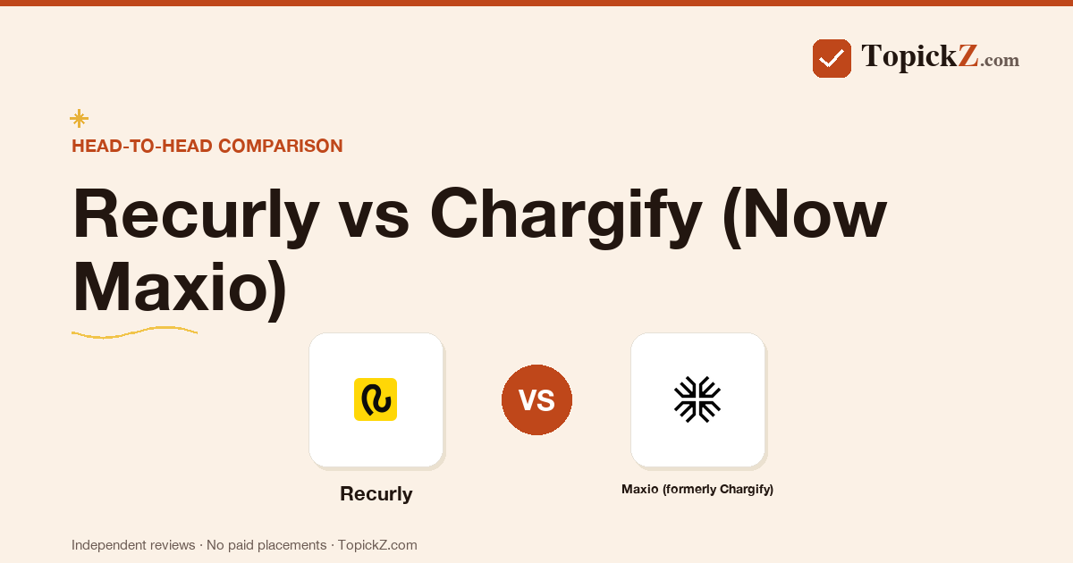 Recurly vs Chargify (Now Maxio): Which One to Pick in 2026?