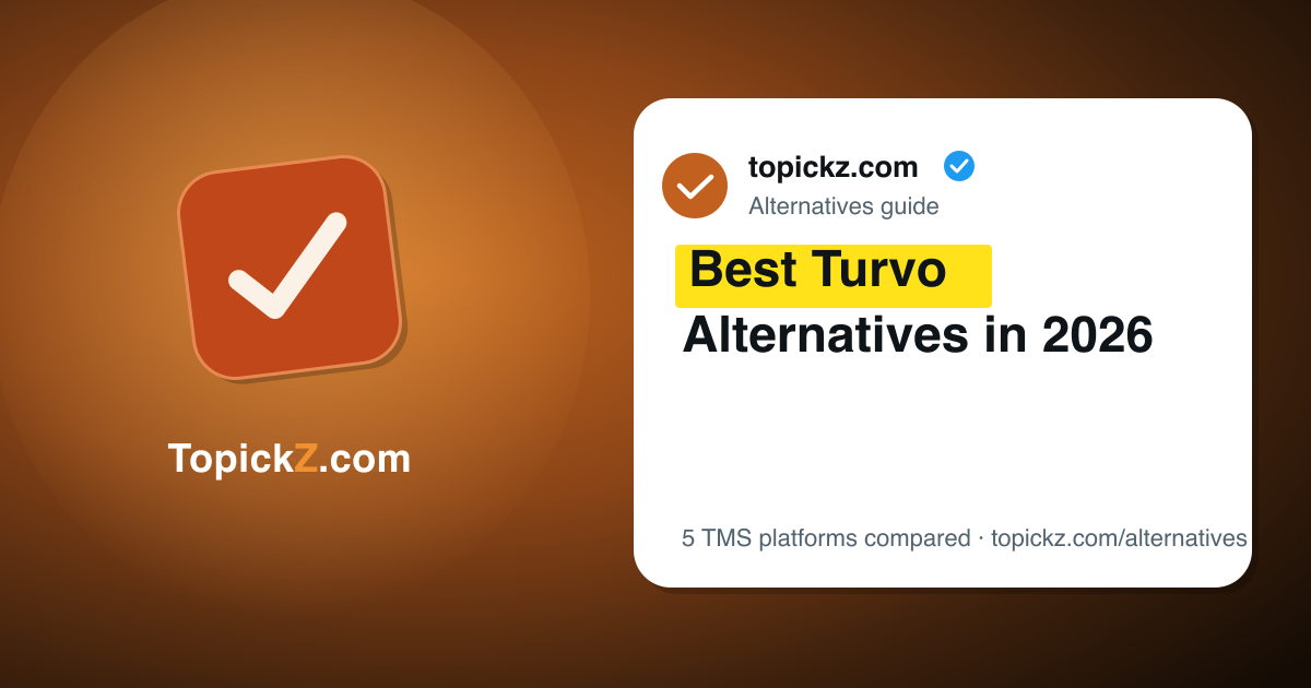 Best Turvo Alternatives in 2026: 5 Freight Platforms