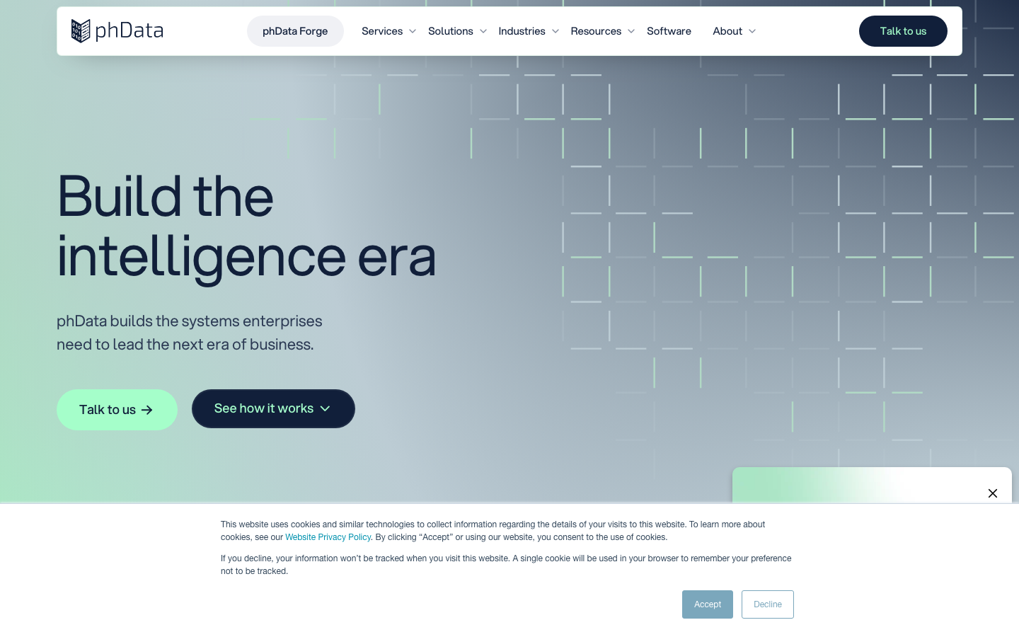 phData homepage showing Snowflake Elite data platform consulting positioning
