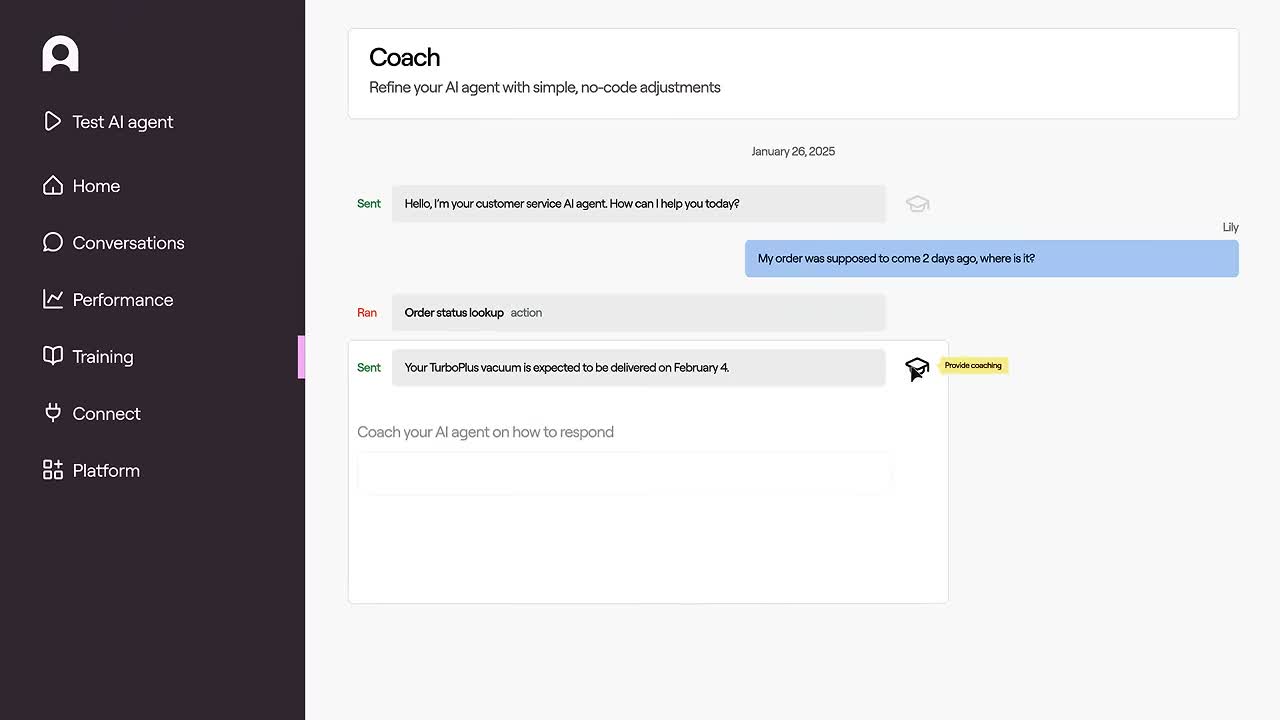 Ada CX content governance panel showing answer-level confidence thresholds and per-channel topic routing configuration