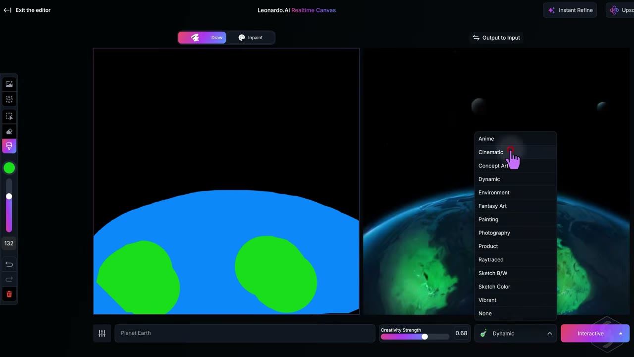 Leonardo.Ai fine-tuning workflow showing custom model training on uploaded images for style or character consistency