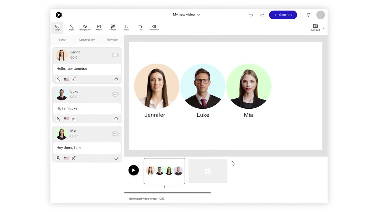 Colossyan multilingual export panel showing automatic translation and avatar lip sync in 100 plus languages