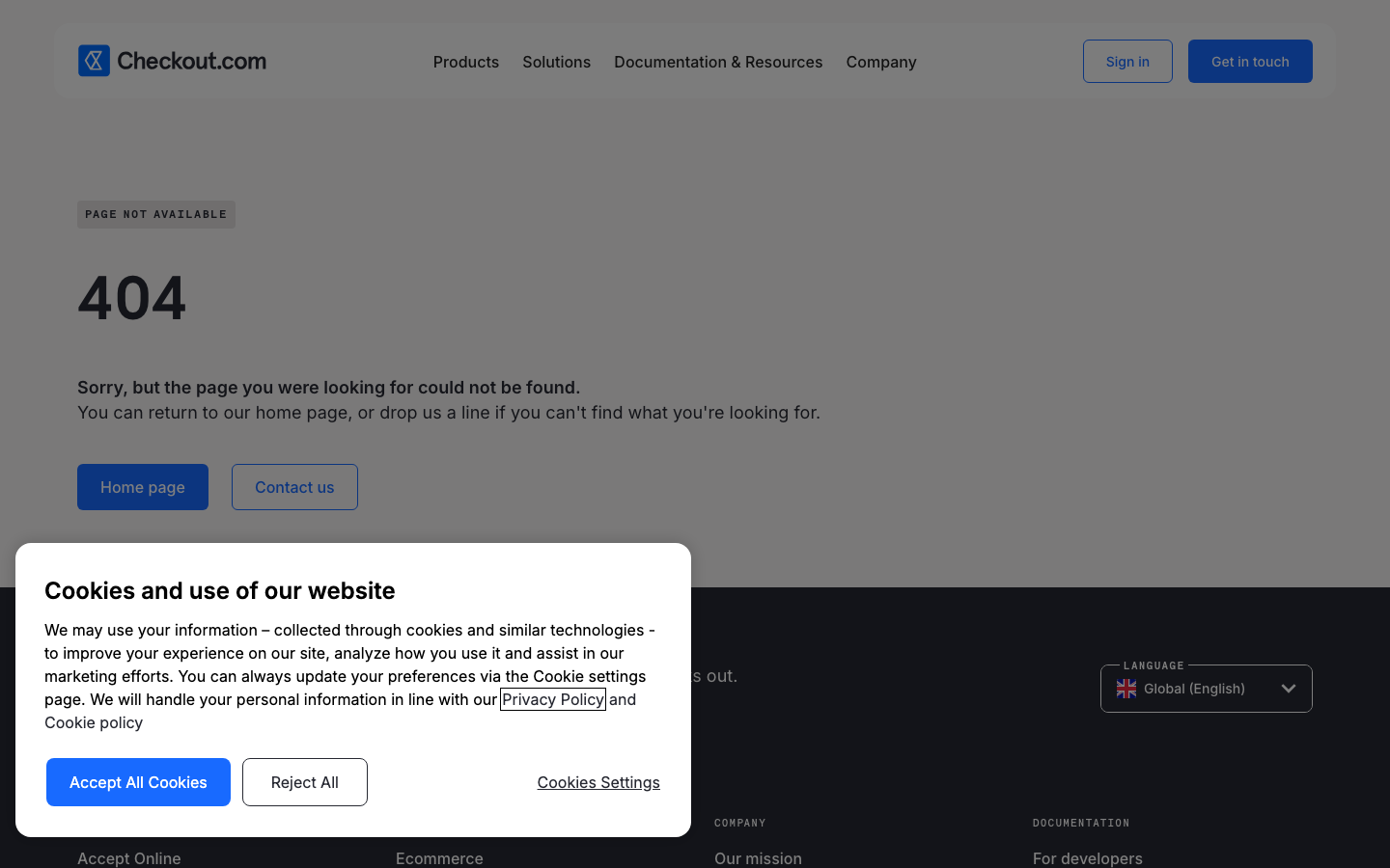 Checkout.com payments platform showing global acquiring, card storage, fraud detection, and reporting