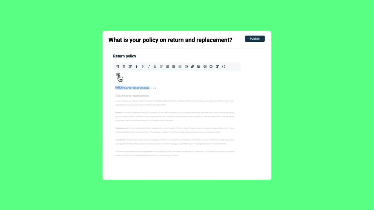 Freshdesk customer portal showing knowledge base articles and ticket submission form