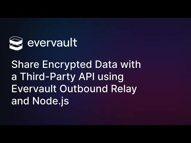 Evervault Enclaves architecture showing secure computation environment for processing sensitive card data