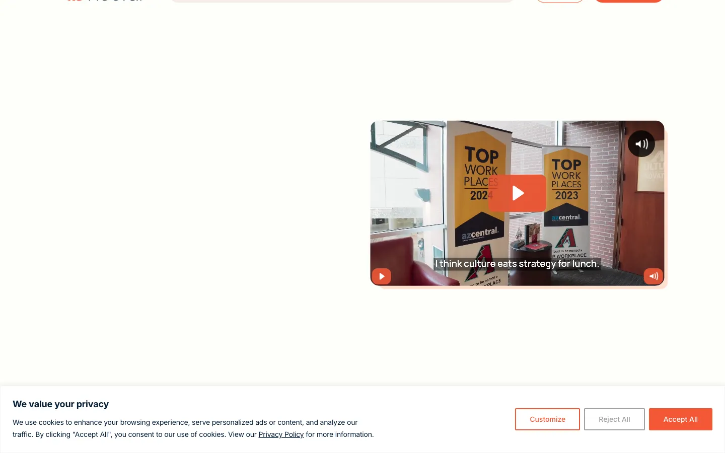 Nectar HR employee recognition and engagement platform homepage with recognition feed and rewards