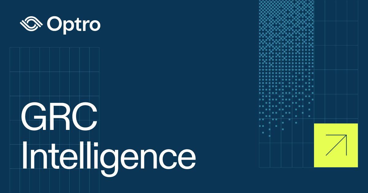 Optro, formerly AuditBoard, branded GRC Intelligence graphic from the company homepage