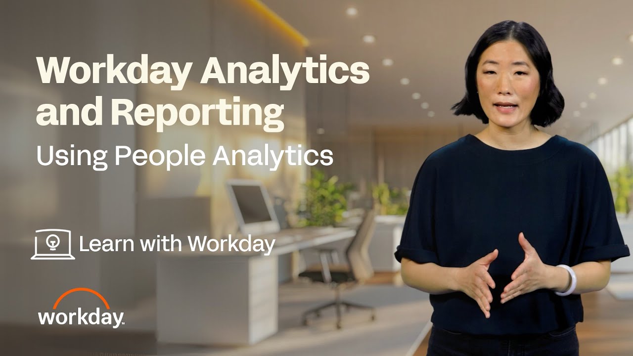 Workday People Analytics augmented analytics dashboard showing AI-powered workforce insights, skill cloud metrics, and headcount planning view