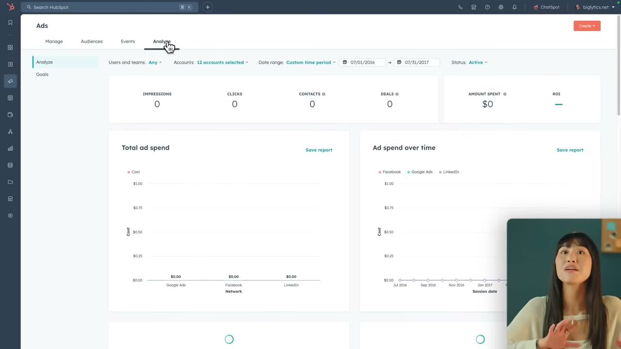 HubSpot Marketing Hub visual automation builder with drag-and-drop workflow canvas and conditional branching controls