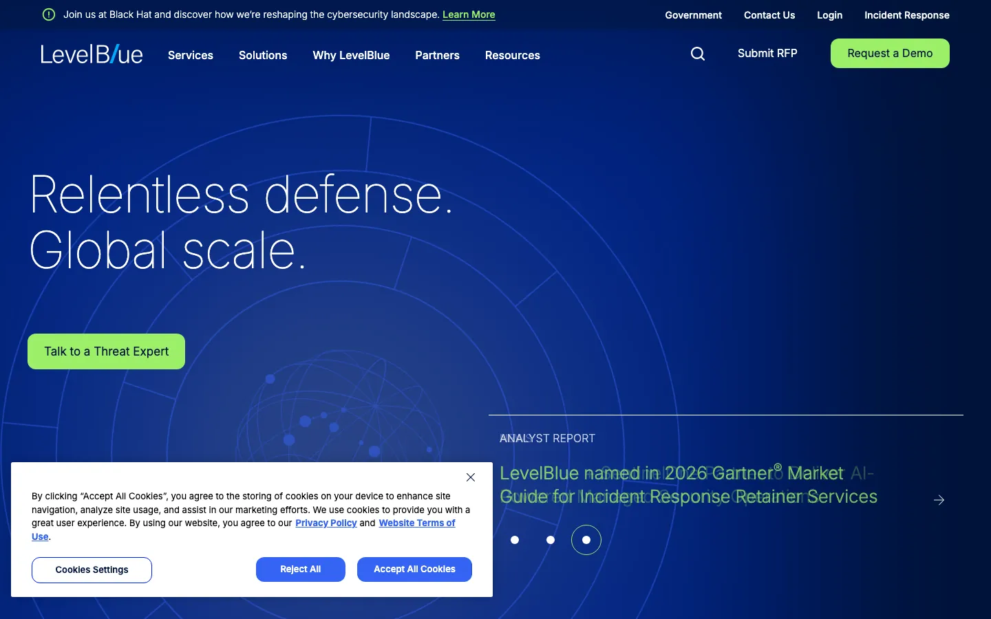 Trustwave managed security and PCI compliance homepage