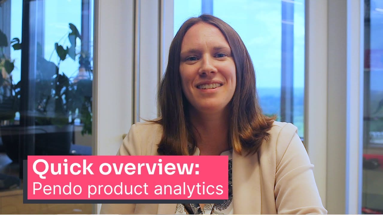 Pendo product analytics dashboard showing feature adoption and page traffic metrics