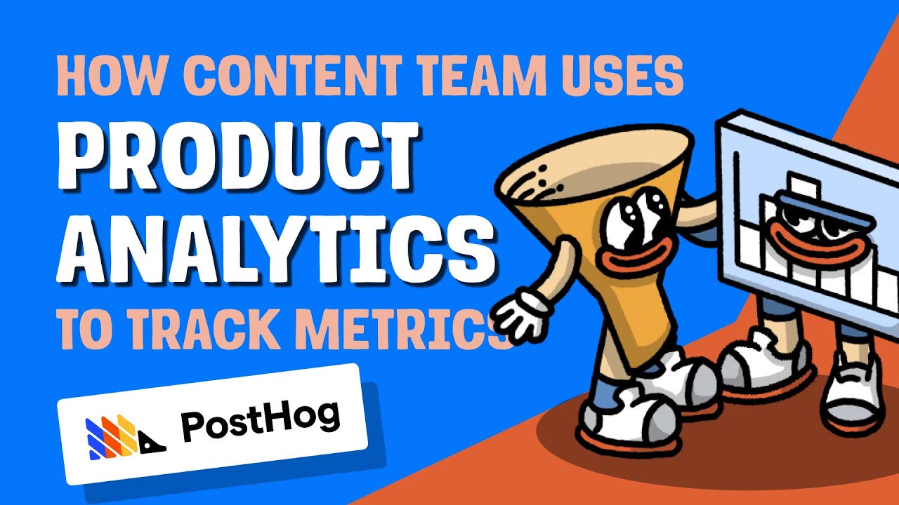 PostHog product analytics dashboard showing funnel, retention, and event trend charts
