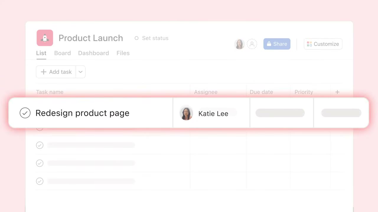 Asana workspace setup walkthrough showing task boards and project timeline during onboarding