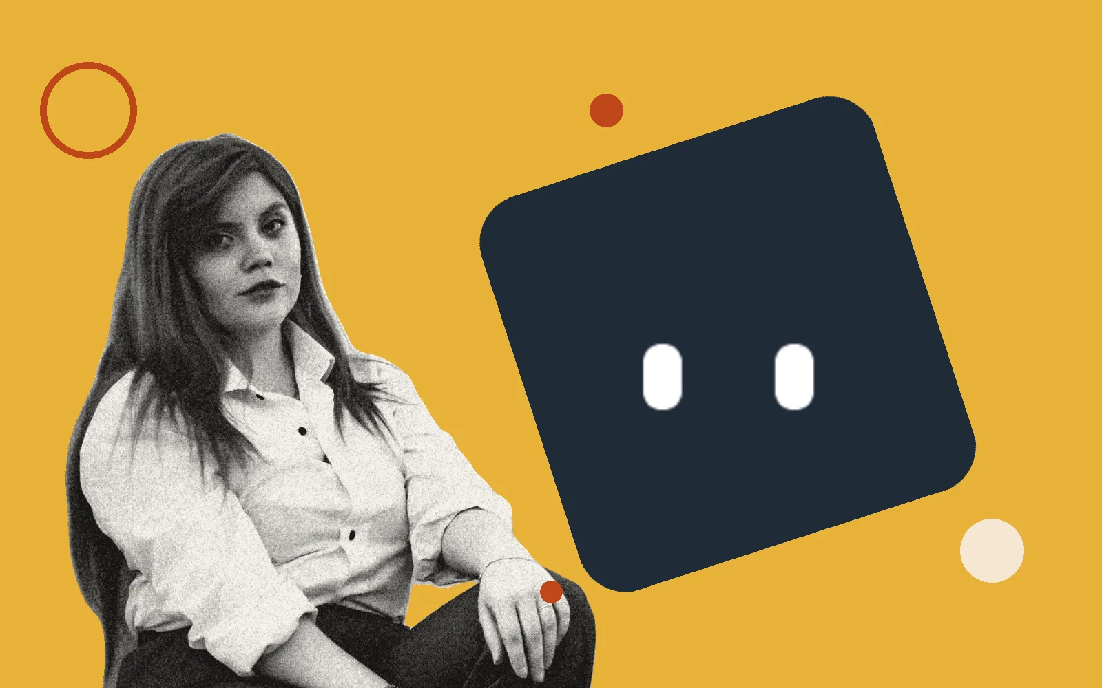 Retro editorial illustration for Customer Success guides