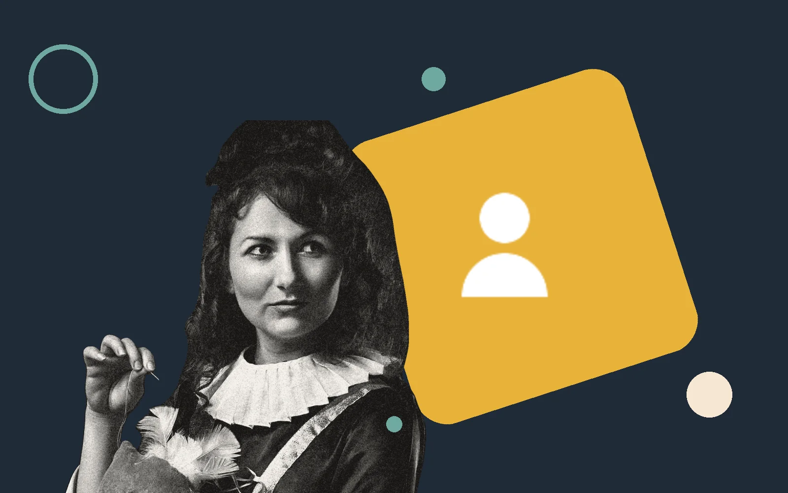 Retro editorial illustration for HR & Recruiting guides